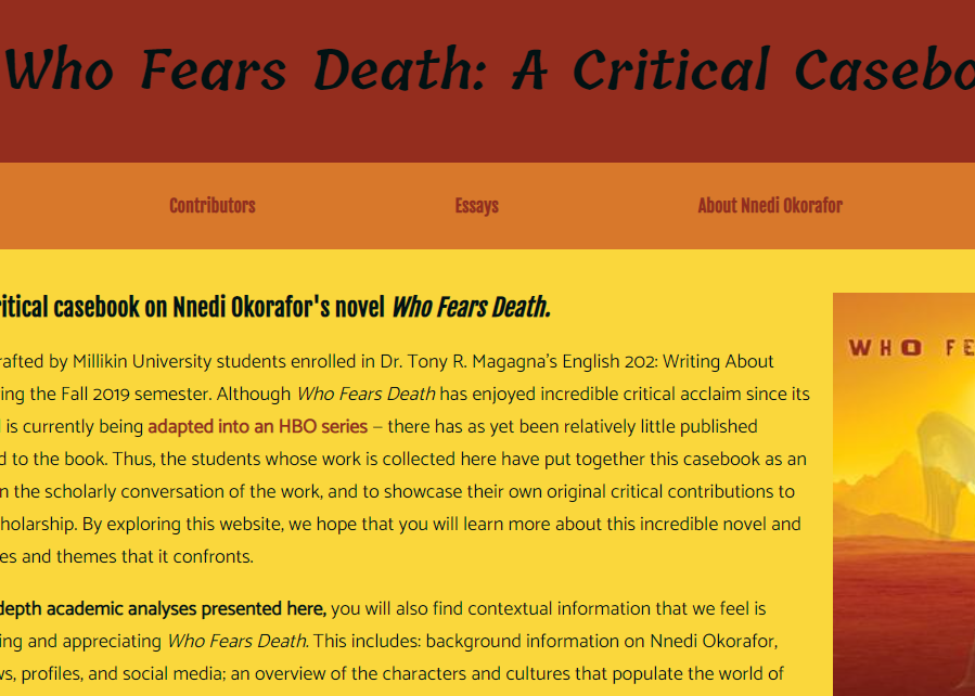 Who Fears Casebook Home Page